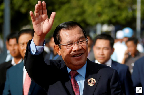 Thủ tướng Vương quốc Campuchia bắt đầu thăm chính thức Việt Nam - ảnh 1