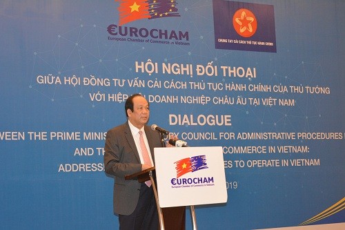 Đối thoại giữa hội đồng tư vấn cải cách của Thủ tướng với Hiệp hội doanh nghiệp Châu Âu tại Việt Nam - ảnh 1