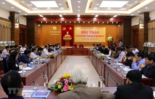 Hội thảo về Đề án Festival Vì hòa bình tại tỉnh Quảng Trị - ảnh 1