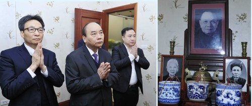 Thủ tướng Nguyễn Xuân Phúc dâng hương lãnh đạo tiền bối của Đảng, Nhà nước  - ảnh 1