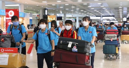 Đội tuyển bóng đá nữ Việt Nam có mặt tại Australia, sẵn sàng cho trận lượt đi play-off Olympic 2020 - ảnh 1