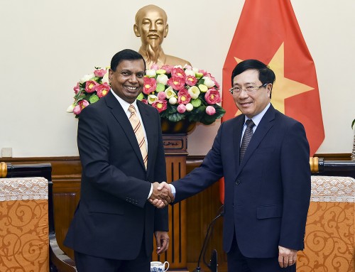Phó Thủ tướng Phạm Bình Minh tiếp Đại sứ Sri Lanka - ảnh 1