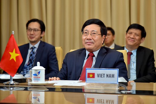 Phó Thủ tướng, Bộ trưởng Ngoại giao Phạm Bình Minh dự Hội nghị trực tuyến Liên minh vì Chủ nghĩa đa phương - ảnh 1