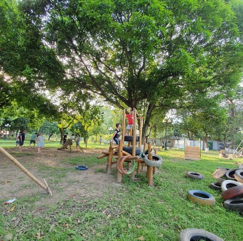 Sân chơi tái chế Think Playground- món quà tinh thần vô giá của trẻ thơ - ảnh 2