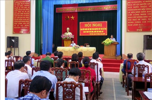 Phó Thủ tướng Chính phủ Phạm Bình Minh tiếp xúc cử tri tỉnh Thái Nguyên - ảnh 1