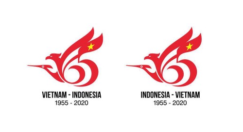 Công bố kết quả cuộc thi thiết kế logo kỷ niệm 65 năm quan hệ ngoại giao Việt Nam – Indonesia - ảnh 1