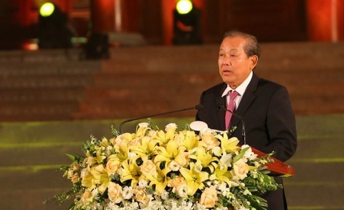 Phó Thủ tướng thường trực Chính phủ Trương Hòa Bình dự chương trình Vì bình yên cuộc sống - ảnh 1