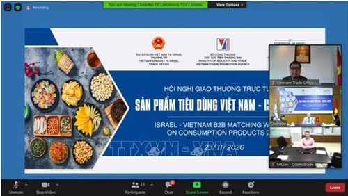 Hội nghị giao thương trực tuyến sản phẩm tiêu dùng Việt Nam - Israel 2020 - ảnh 1