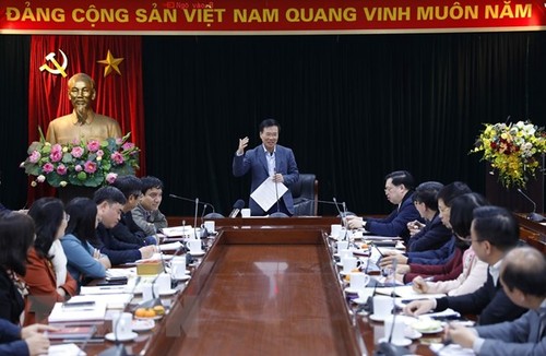 Triển khai hoạt động của Trung tâm Báo chí và Trưng bày sách Đại hội XII Đảng Cộng sản Việt Nam  - ảnh 1