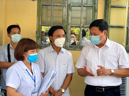 Đoàn công tác Ban Chỉ đạo Quốc gia phòng, chống dịch COVID-19 làm việc tại Thái Bình - ảnh 1