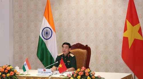 Điện đàm trực tuyến Bộ trưởng Bộ Quốc phòng Việt Nam - Ấn Độ - ảnh 1