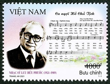 Phát hành bộ tem kỷ niệm 100 năm sinh nhạc sỹ Lưu Hữu Phước - ảnh 1