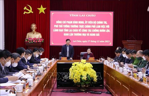 Phó Thủ tướng thường trực Phạm Bình Minh yêu cầu tỉnh Lai Châu tăng cường quản lý thị trường - ảnh 1