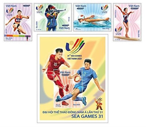Phát hành bộ tem “Đại hội Thể thao Đông Nam Á lần thứ 31 - SEA Games 31“ - ảnh 1
