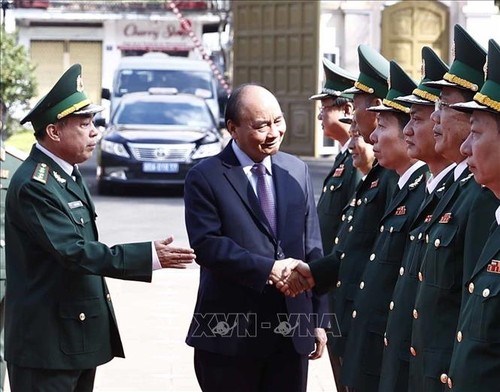 Chủ tịch nước Nguyễn Xuân Phúc thăm, chúc Tết Bộ đội Biên phòng tỉnh Đắk Lắk - ảnh 1