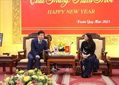Chủ tịch Quốc hội Hàn Quốc thăm, làm việc tại Ninh Bình - ảnh 1