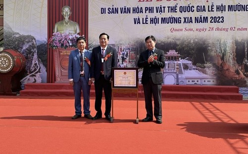 Thanh Hoá: Lễ hội Mường Xia được công nhận là Di sản văn hóa phi vật thể Quốc gia - ảnh 1