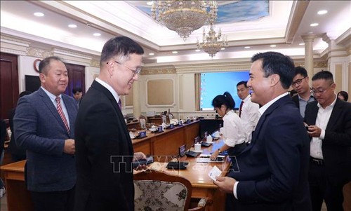 Lãnh đạo UBND Thành phố Hồ Chí Minh tiếp Phó Tổng Giám đốc Điều hành Samsung Engineering Việt Nam - ảnh 1