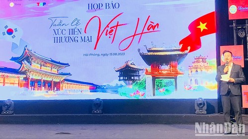 Tuần lễ Xúc tiến thương mại Việt Hàn năm 2023 sẽ diễn ra tại Hải Phòng từ ngày 01 - 10/09 - ảnh 1