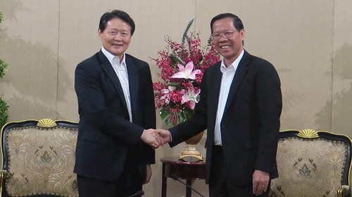 Lãnh đạo Thành phố Hồ Chí Minh tiếp Chủ tịch Hội nghiên cứu xây dựng Đảng toàn quốc Trung Quốc - ảnh 1