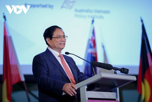 Thủ tướng Phạm Minh Chính dự Diễn đàn Doanh nghiệp Việt Nam - Australia - ảnh 1