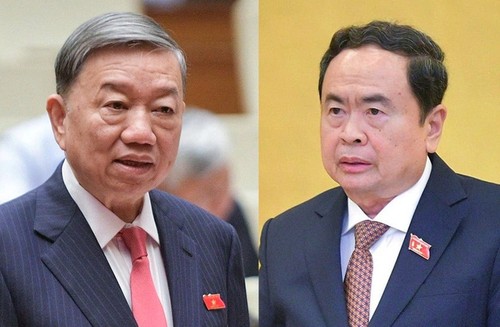 Điện và thư chúc mừng Chủ tịch nước Tô Lâm và Chủ tịch Quốc hội Trần Thanh Mẫn - ảnh 1