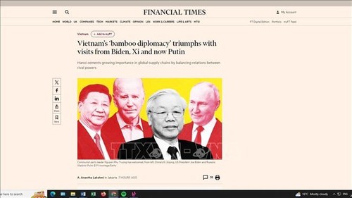 Báo chí quốc tế đưa tin đậm nét về chuyến thăm của Tổng thống Nga Vladimir Putin đến Việt Nam - ảnh 2