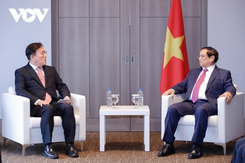 Thủ tướng Phạm Minh Chính tiếp 6 tập đoàn hàng đầu Hàn Quốc muốn mở rộng đầu tư tại Việt Nam  - ảnh 4