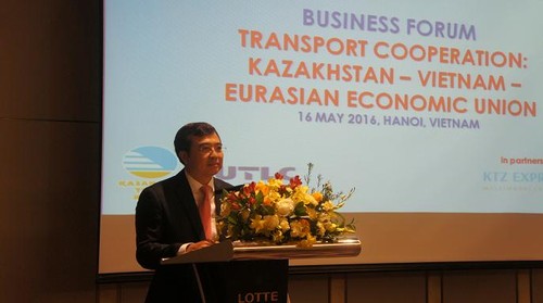 Бизнес-форум на тему «Сотрудничество в сфере транспорта: Казахстан-Вьетнам-ЕАЭС» - ảnh 1