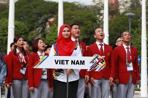 В Малайзии прошла церемония поднятия флагов стран-участниц 29-х Спортивных игр ЮВА - ảnh 1