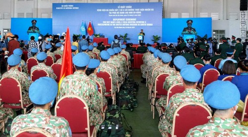 Вьетнамский военно-полевой госпиталь второго уровня №3 отправился в Южный Судан  - ảnh 1
