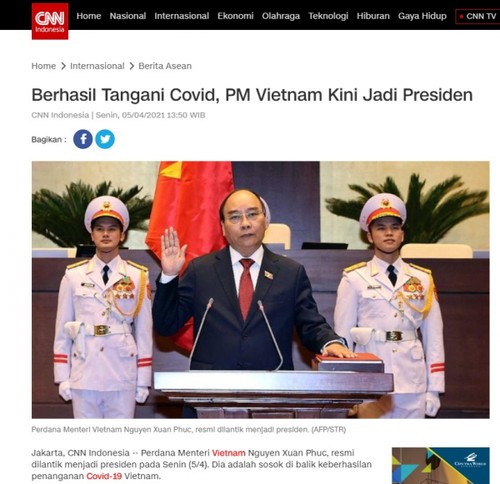 Индонезийские СМИ осветили итоги голосования по избранию высшего руководства Вьетнама  - ảnh 1
