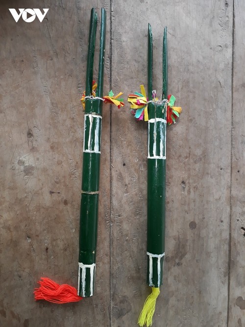 «Хынмаи» - традиционный музыкальный инструмент народности кханг в уезде Куиньняй провинции Шонла - ảnh 1