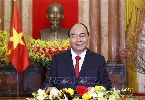 Новогоднее обращение президента Вьетнама Нгуен Суан Фука - ảnh 1
