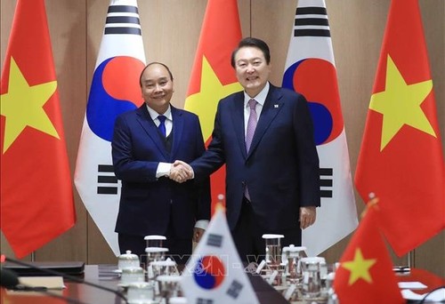 Переговоры между руководителями Вьетнама и Республики Корея  - ảnh 1