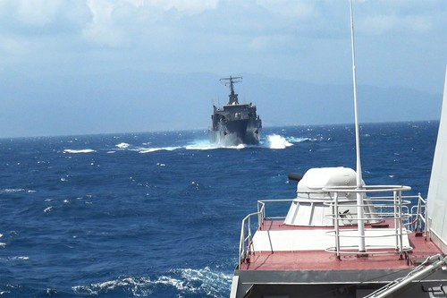 Корабли ВМС Вьетнама и Сингапура провели совместные учения - ảnh 1