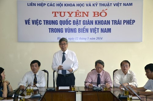 越南科技协会联合会要求中国撤走钻井平台 - ảnh 1