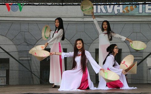 越南文化在捷克民族民间文化节上给人们留下深刻印象 - ảnh 1