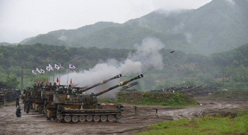 朝鲜谴责韩国大规模炮兵演习 - ảnh 1