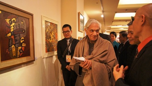 越南当代绘画和摄影展在印度开幕 - ảnh 1