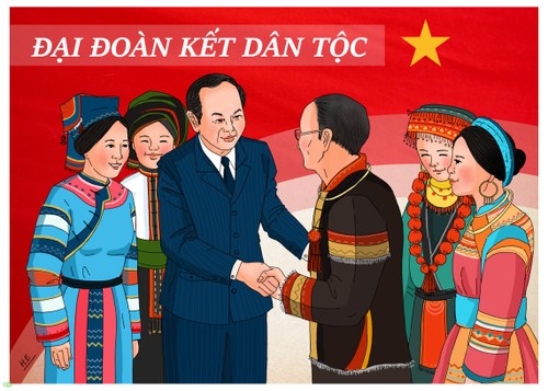 越南祖阵与民族发展中的团结人民使命 - ảnh 1
