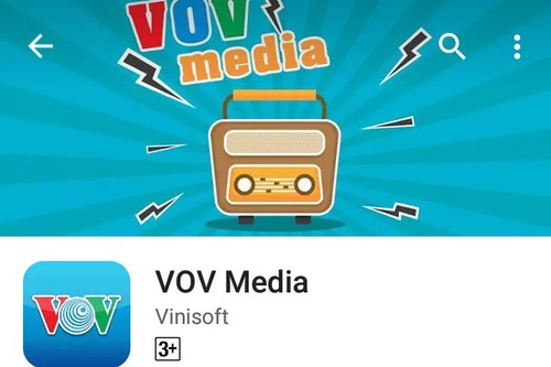 安装应用程序“VOV Media”通过手机和平板电脑收听越南之声 - ảnh 1