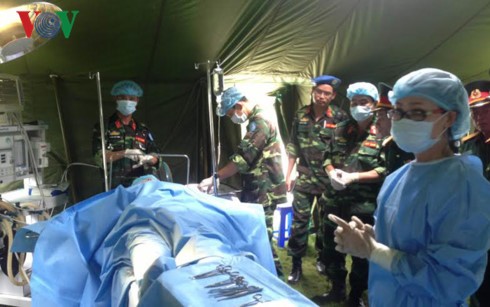 越南二级野战医院随时执行联合国南苏丹特派团的任务 - ảnh 1