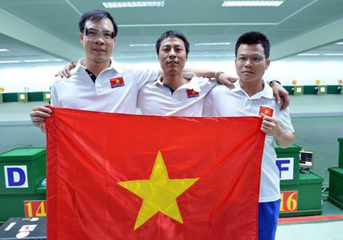 越南选手在亚洲气枪射击锦标赛上荣获铜牌 - ảnh 1