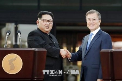 韩朝两国领导人对第二次美朝首脑会晤表示乐观 - ảnh 1