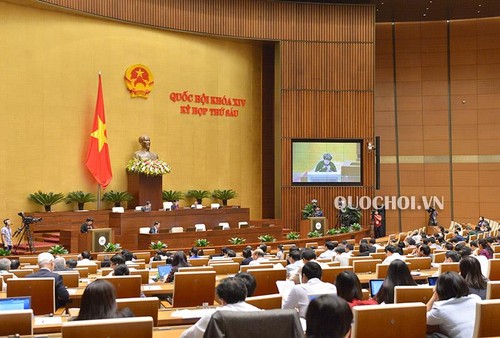 越南国会听取《酒类危害预防控制法（草案）》呈文和审查报告 - ảnh 1