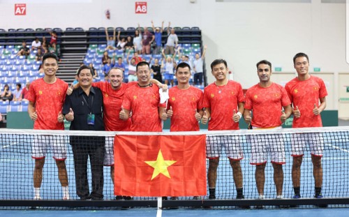 越南夺得戴维斯杯男子网球团体赛亚太区第三小组冠军 - ảnh 1