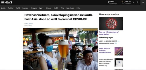 澳大利亚媒体：敏捷果断是越南控制好疫情的关键 - ảnh 1
