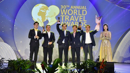 ទីក្រុងហាណូយទទួលពានរង្វាន់ចំនួន៣ពីកម្មវិធី World Travel Awards ២០២៣​ - ảnh 1