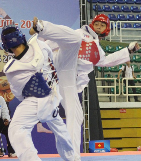 Việt Nam giành huy chương vàng giải Taekwondo châu Á - ảnh 1